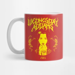 Wednesday Addams Metal Mug